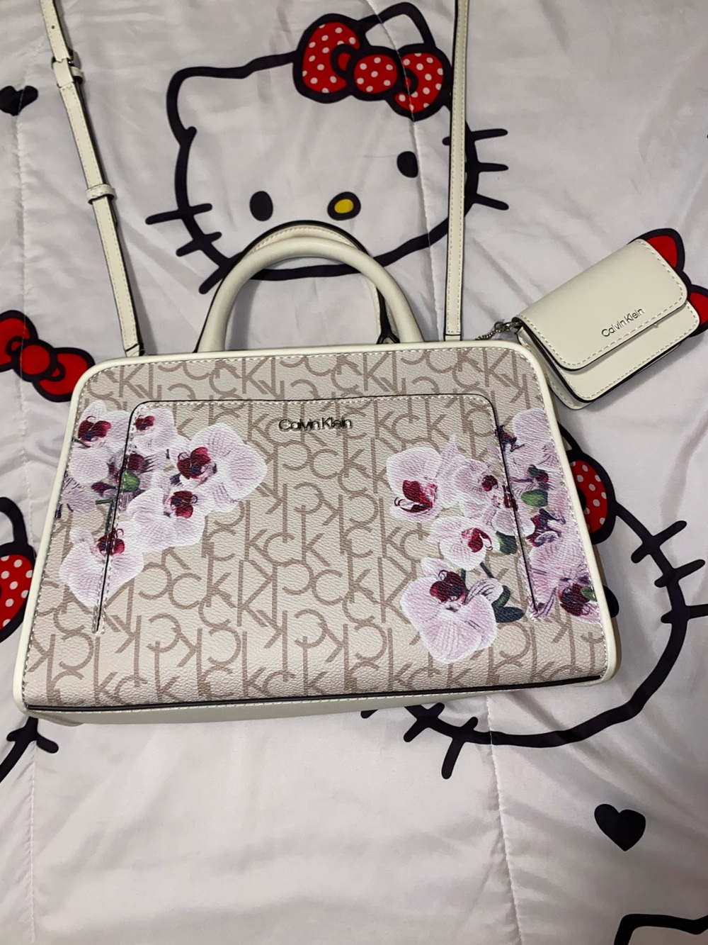 Calvin Klein Orchid Monogram Bag